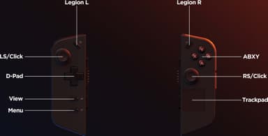 Lenovo Legion Go handhållen speldator