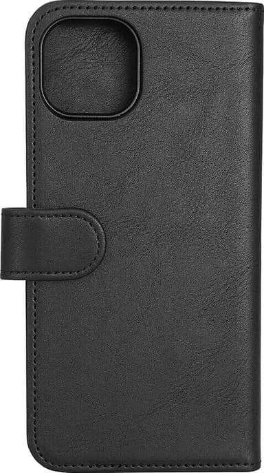 Gear 2in1 iPhone 15 Plus 3 plånboksfodral (svart)
