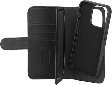Gear 2in1 iPhone 15 Pro 7 plånboksfodral (svart)