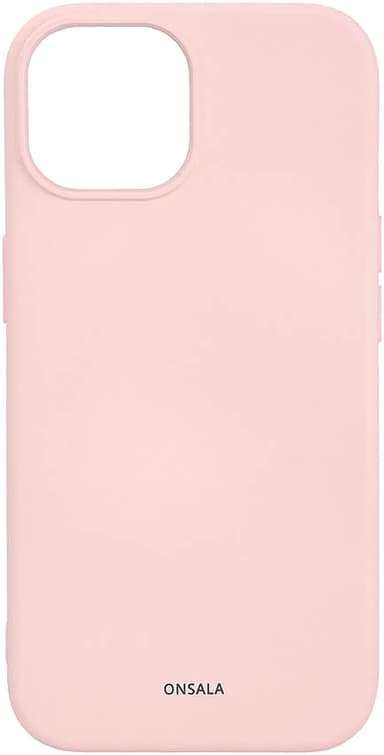 Onsala iPhone 15 silikonskal (rosa)