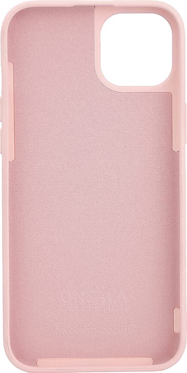 Onsala iPhone 15 Plus silikonskal (rosa)