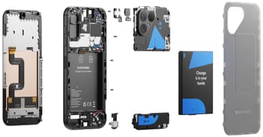 Fairphone 5 5G smartphone 8/256GB (transparent)