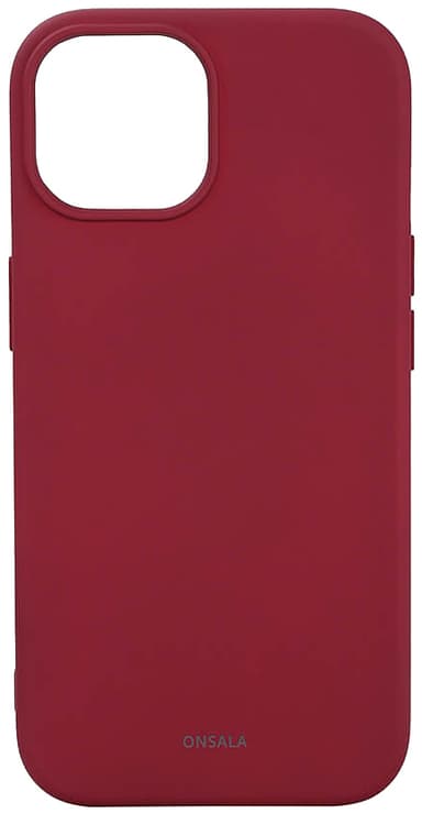 Onsala iPhone 15 silikonskal (rött)