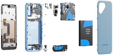 Fairphone 5 5G smartphone 8/256GB (blå)