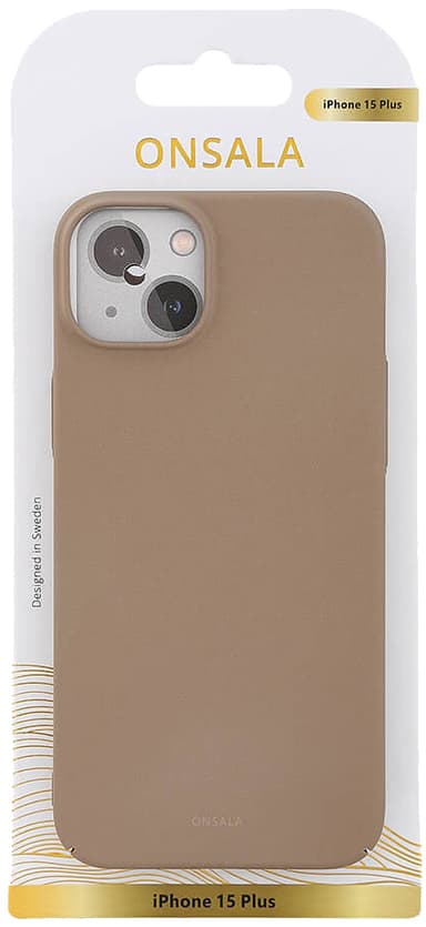 Onsala iPhone 15 Plus Sand Burst fodral (beige)