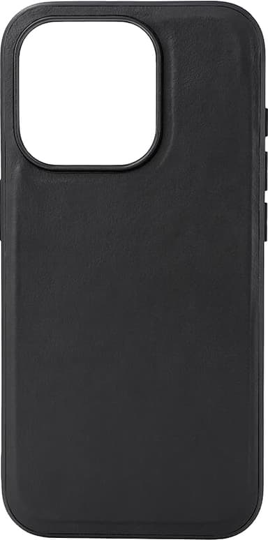 Buffalo iPhone 15 Pro Leather MagSeries fodral (svart)