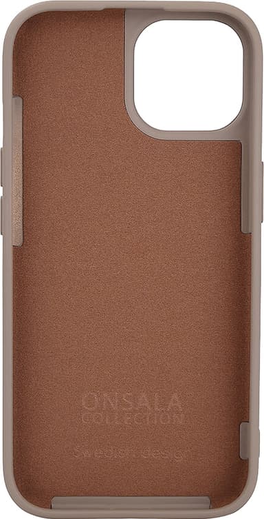 Onsala iPhone 15 silikonskal (beige)