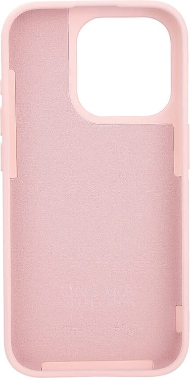 Onsala iPhone 15 Pro silikonskal (rosa)