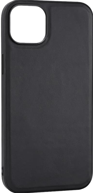 Buffalo iPhone 15 Plus Leather MagSeries fodral (svart)