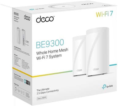 TP-Link Deco BE65 Mesh Wi-Fi-system (2-pack)