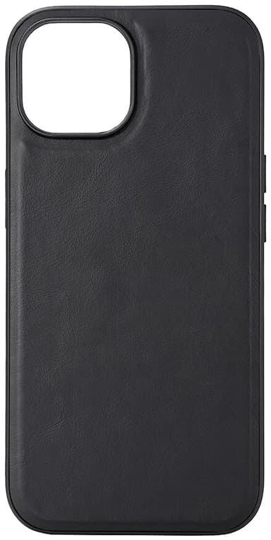 Buffalo iPhone 15 Leather MagSeries fodral (svart)