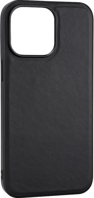 Buffalo iPhone 15 Pro Max Leather MagSeries fodral (svart)