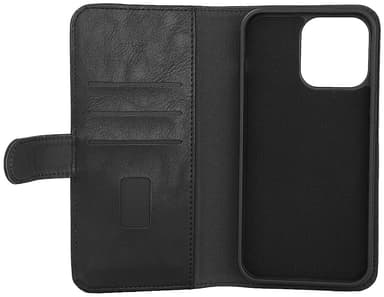 Gear 2in1 iPhone 15 Pro Max 3 plånboksfodral (svart)