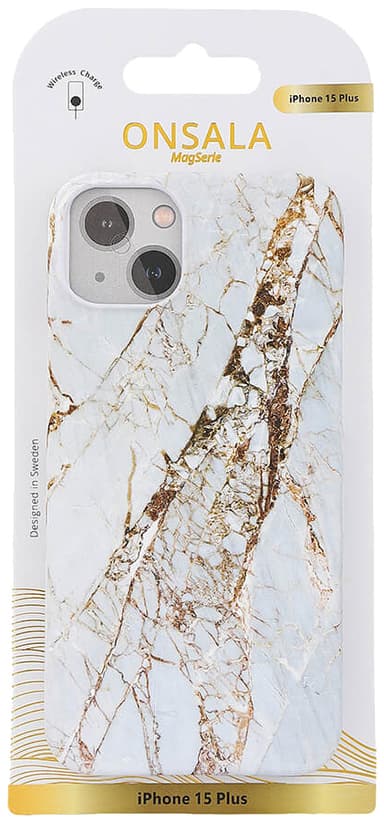 Onsala iPhone 15 Plus MagSeries fodral (vitt)