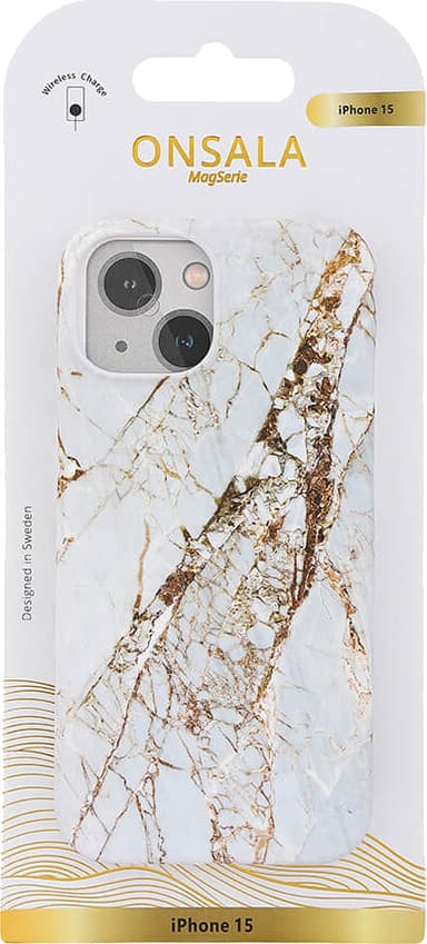 Onsala iPhone 15 MagSeries fodral (vitt)