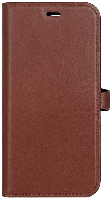 Buffalo iPhone 15 Pro 2-i-1 Leather MagSeries plånboksfodral (brunt)