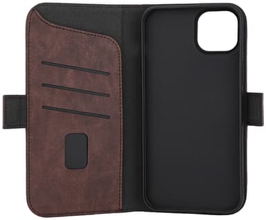 Gear iPhone 15 Plus plånboksfodral (brunt)