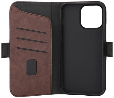Gear iPhone 15 Pro Max plånboksfodral (brunt)