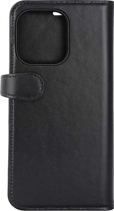 Buffalo iPhone 15 Pro Max 2-i-1 Leather MagSeries plånboksfodral (svart)