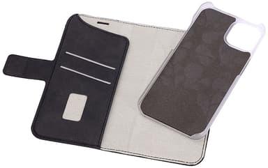 Onsala iPhone 15 Eco Magnetic plånboksfodral (svart)
