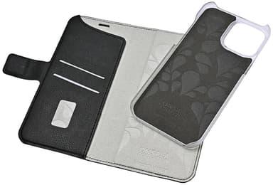 Onsala iPhone 15 Pro Magnetic Eco plånboksfodral (svart)