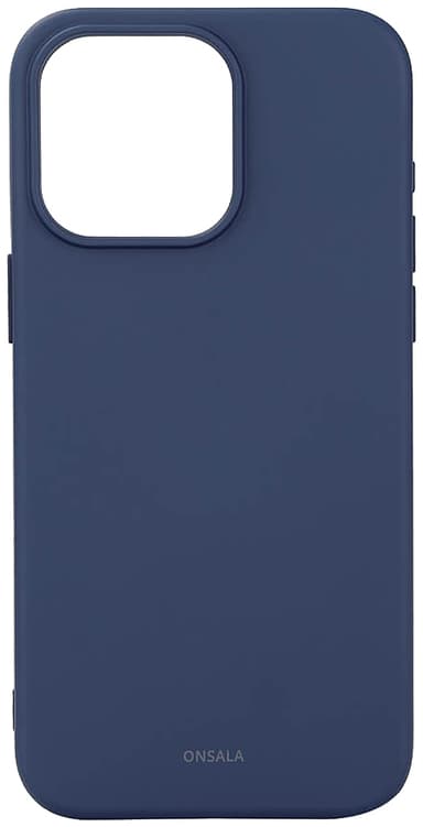 Onsala iPhone 15 Pro Max silikonfodral (blå)