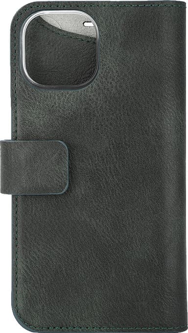 Onsala iPhone 15 Magnetic Eco plånboksfodral (grönt)