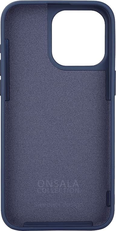 Onsala iPhone 15 Pro Max silikonfodral (blå)