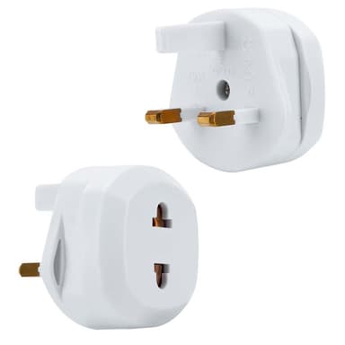 4x Uttagsadapter Resekonverterare (uk typ g till usa)