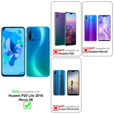 Cadorabo Custodia per Huawei P20 LITE 2018 / NOVA 3E TPU 360