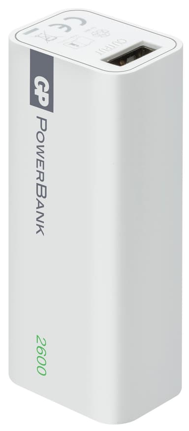 GP PowerBank Yolo 2600 mAh (vit)