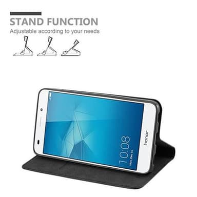 Honor 5C Plånboksfodral Skal (Svart)