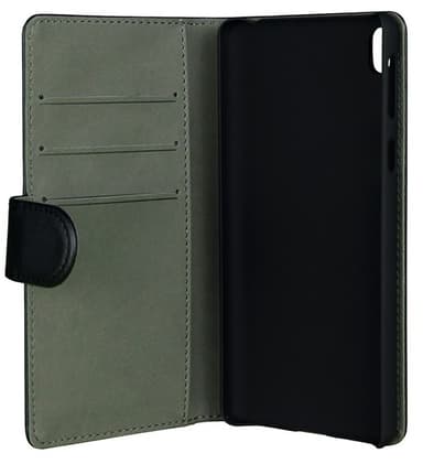 Gear plånboksväska för Sony E5 (svart)