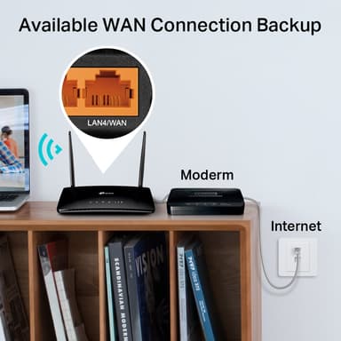TP-Link MR200 4G LTE WiFi router