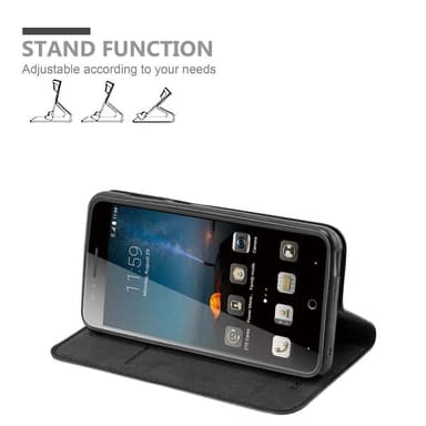 ZTE Blade A612 Plånboksfodral Skal (Svart)