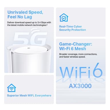 TP-Link DecoX50 AX3000 5G Mesh WiFi-router