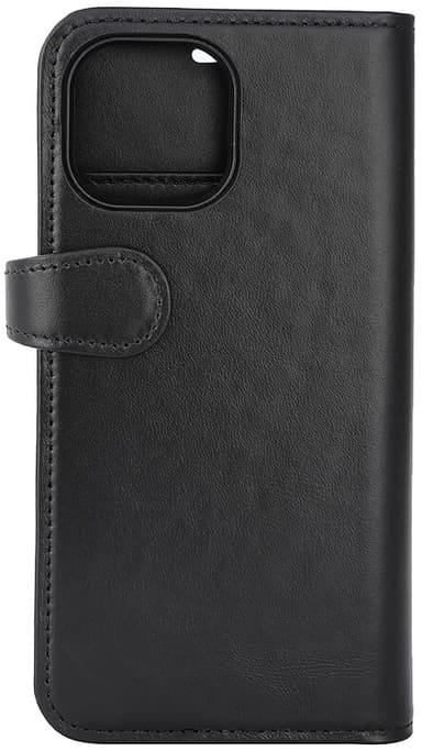 Buffalo iPhone 15 2in1 Leather MagSeries plånboksfodral (svart)