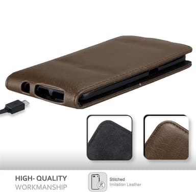 Samsung Galaxy S7 Flipfodral Skal (Brun)
