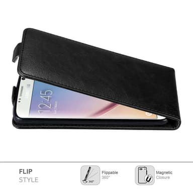 Samsung Galaxy S6 Flipfodral Skal (Svart)