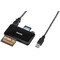Hama Slim USB 3.0 minneskortläsare (svart)