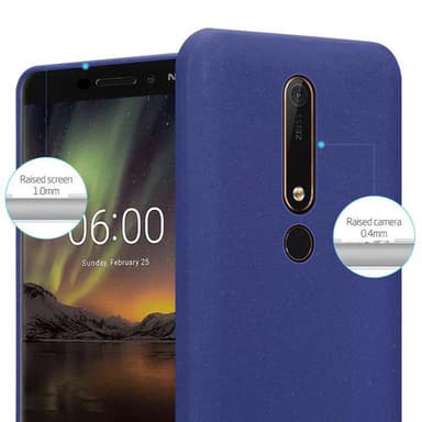 Skal Nokia 6.1 Fodral Case (Blå)