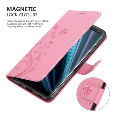 Sony Xperia XZ3 Plånboksfodral Skal (Rosa)