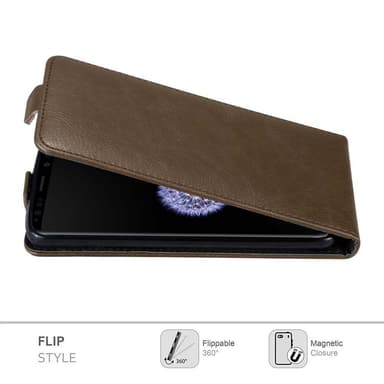 Samsung Galaxy S9 Flipfodral Skal (Brun)