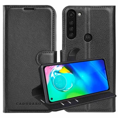 Motorola MOTO G8 POWER Plånboksfodral Skal (Svart)