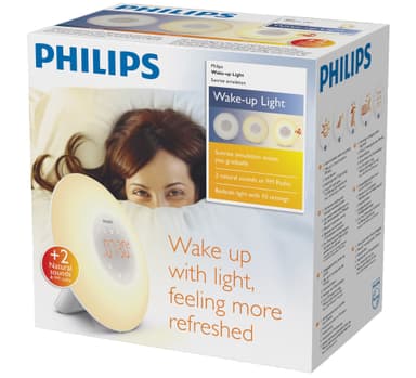 Philips wake-up light HF3505/01 (vit)