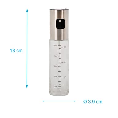 4x Oljesprayare 100 ml sprayflaskor med bakpensel