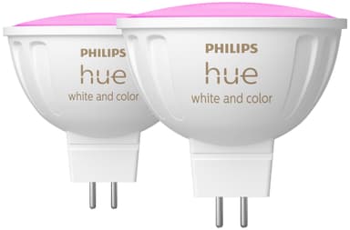 Philips Hue WCA MR16 LED lampa 6.3 W 2-pack