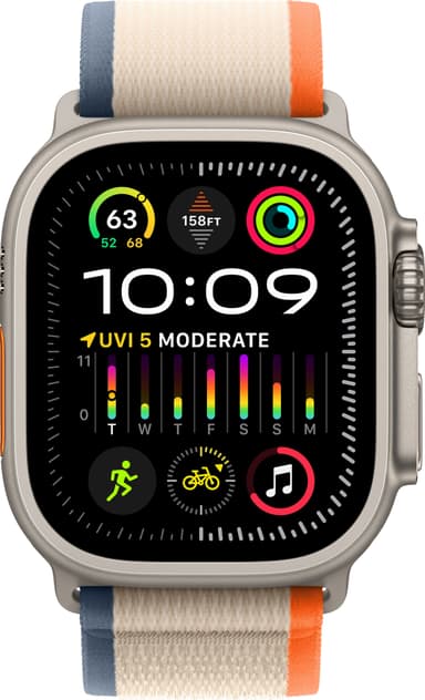 Apple Watch Ultra 2 49mm GPS+CEL Titanium M/L (Orange/Beige/Trail Loop)