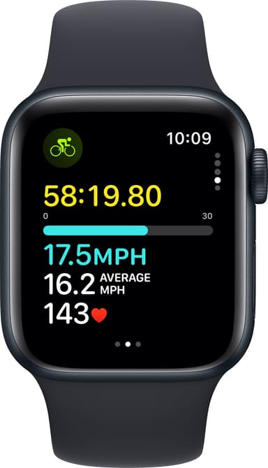 Apple Watch SE 2nd Gen 40mm LTE (Midnight Alu/Midnight sportband S/M)