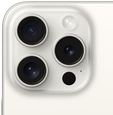 iPhone 15 Pro 5G smartphone 128GB vit titan